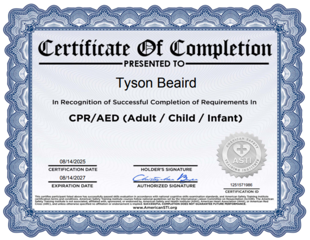 cpr cert resize